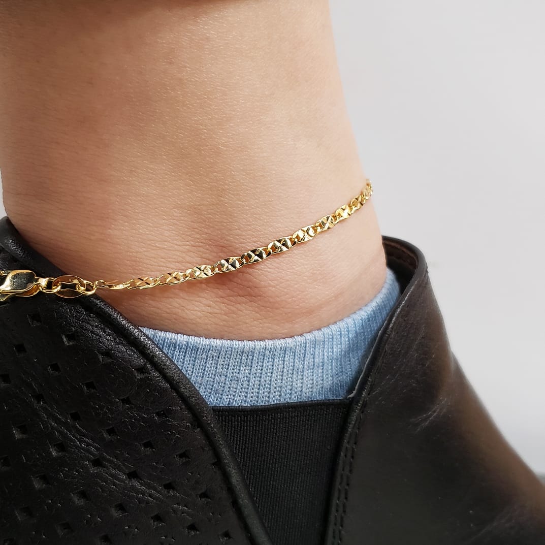 Tobillera Destellos 2.5mm 24.5cms