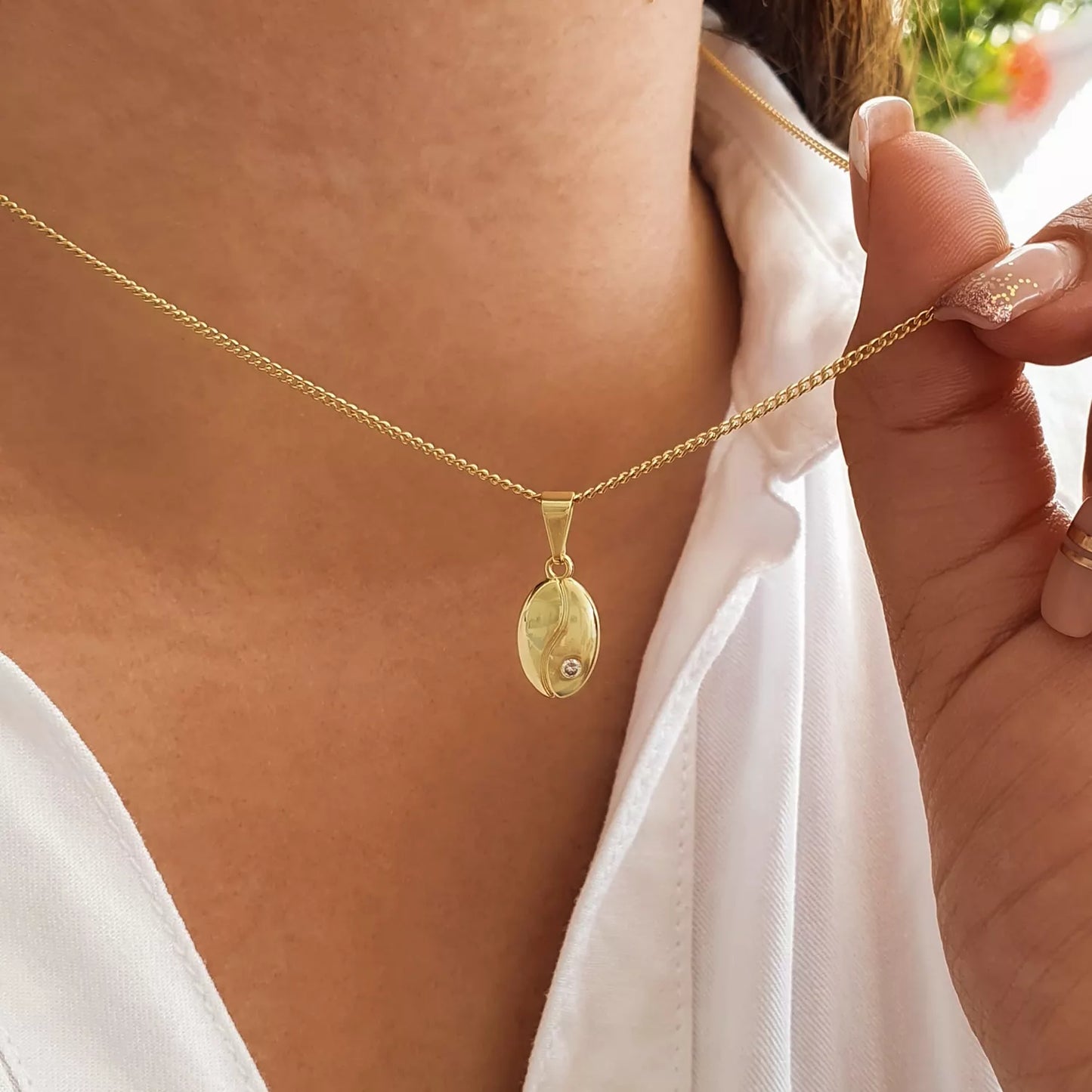 D Grano de Cafe Cristal