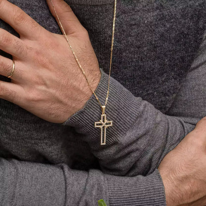 D Cruz Silueta circonias 3.5 cms