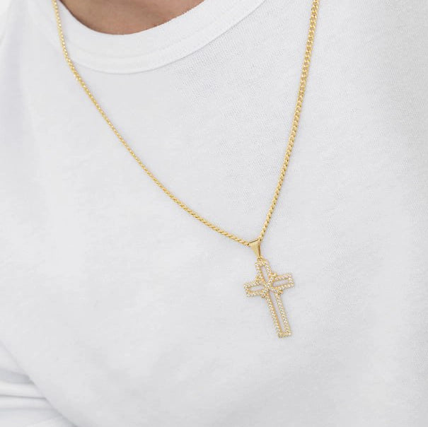 D Cruz Silueta circonias 3.5 cms