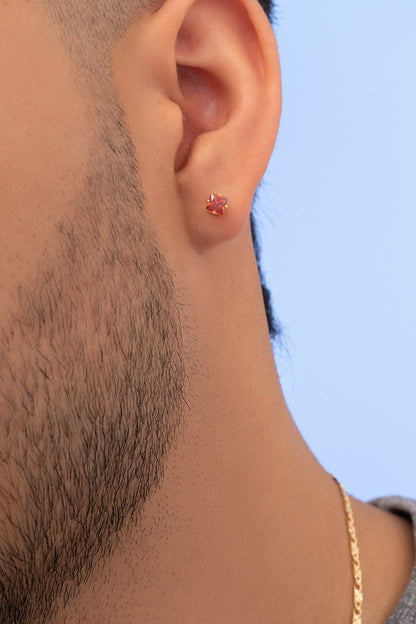 A Topo Circon Cuadrado ROJO