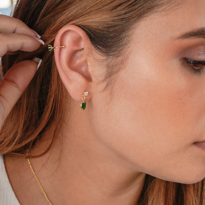 A Pearcing fake 1.4cm VERDE