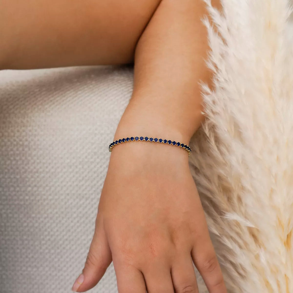 P Circonias Azul Unisex 16 Cms + Extensor