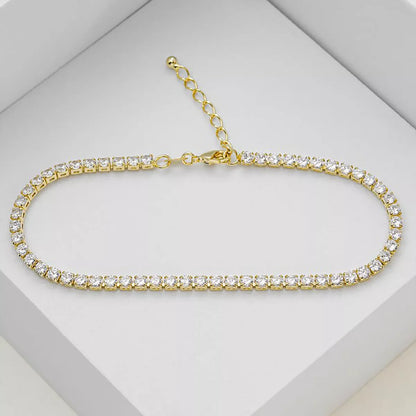 T Circonias Cristal Unisex 22 Cms + Extensor