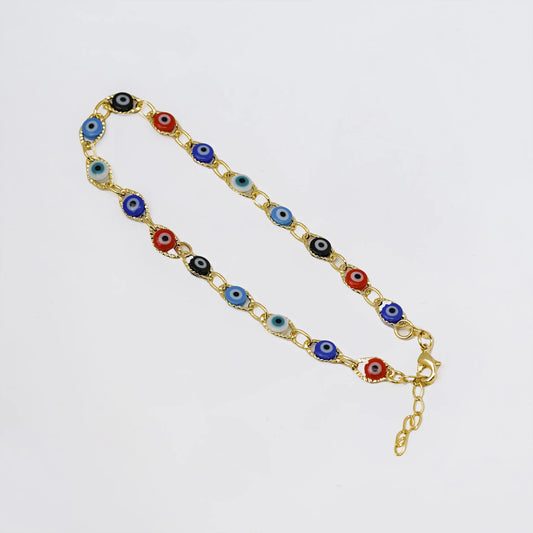 T Ojo Turco Multicolor 23 Cms + 2 Cms Extensor