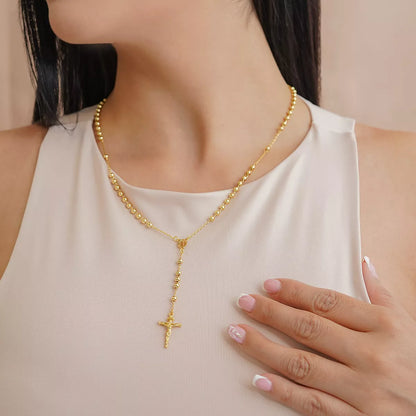 Rosario Jesus Crucificado 3.5 mm 45 Cms