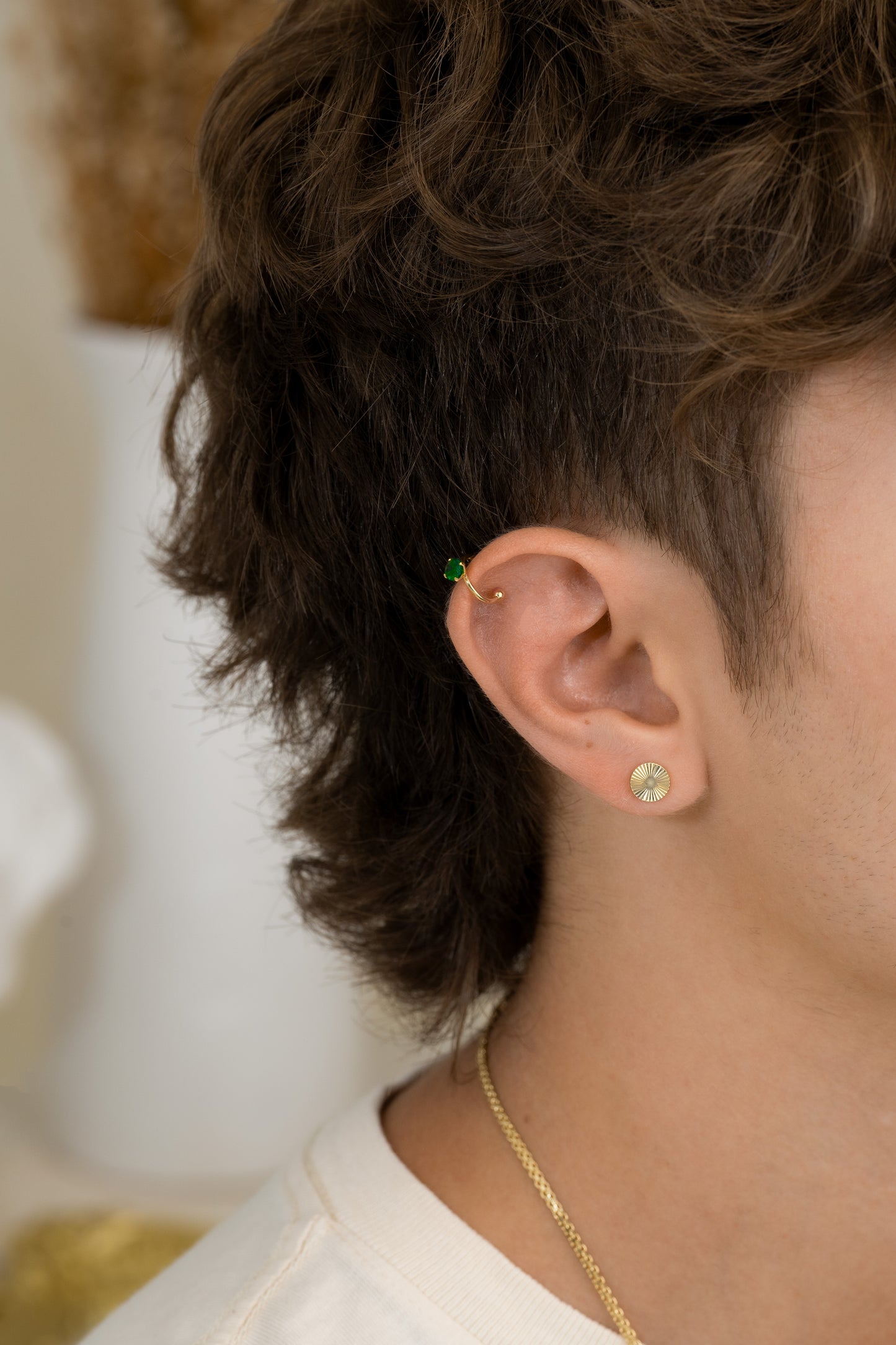 A Pearcing fake 1.4cm VERDE