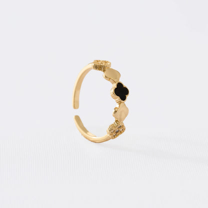 Anillo Duality Clover Ajustable