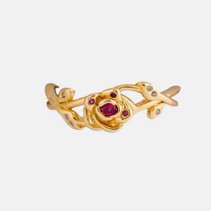Anillo Rose Crown Ajustable