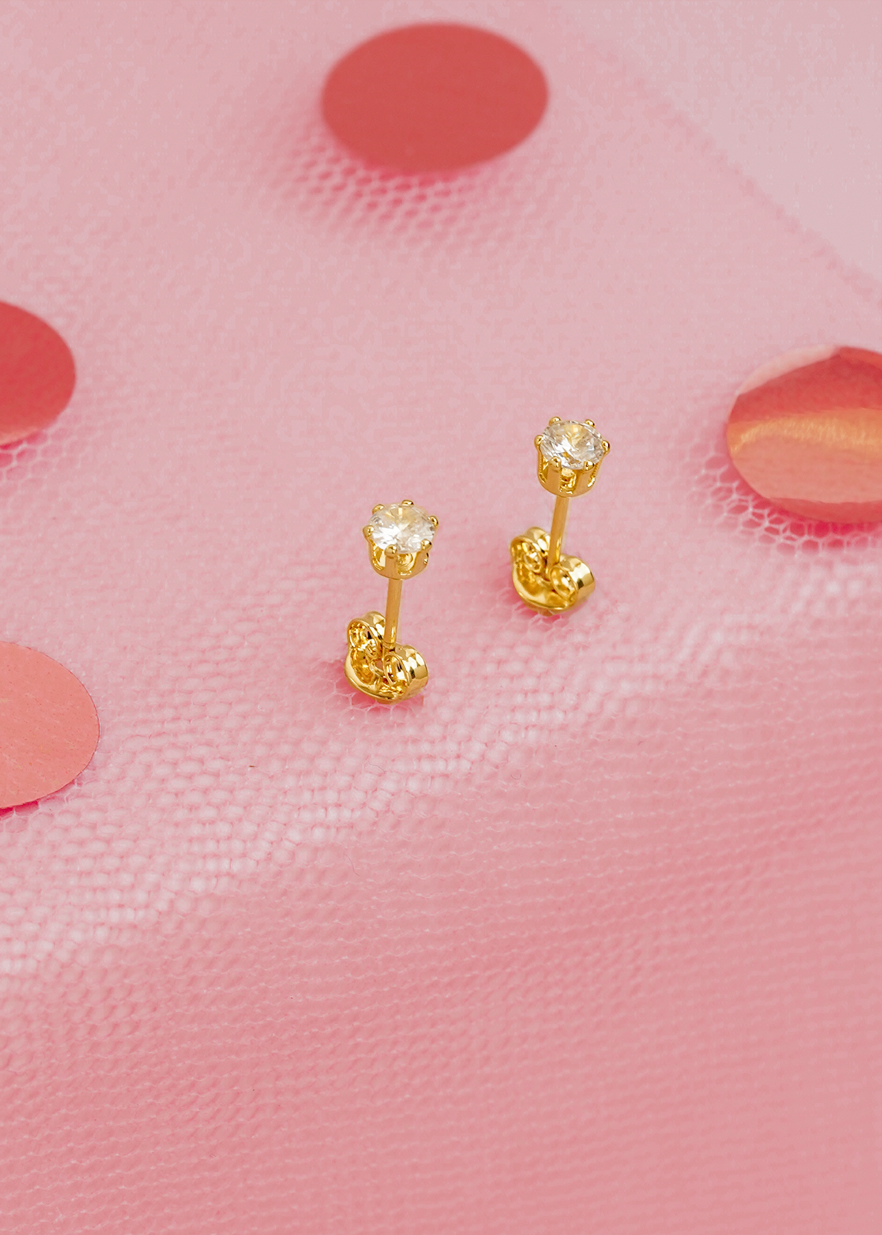 A Topo Mini Circon Cuadrado CRISTAL