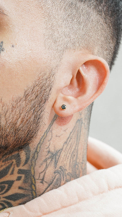 A Topo Circon Redondo NEGRO