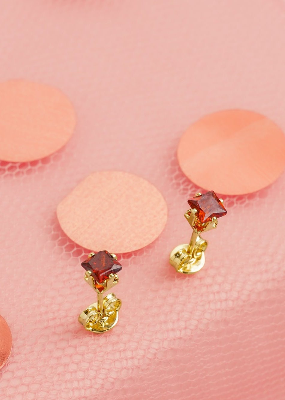 A Topo Circon Cuadrado ROJO